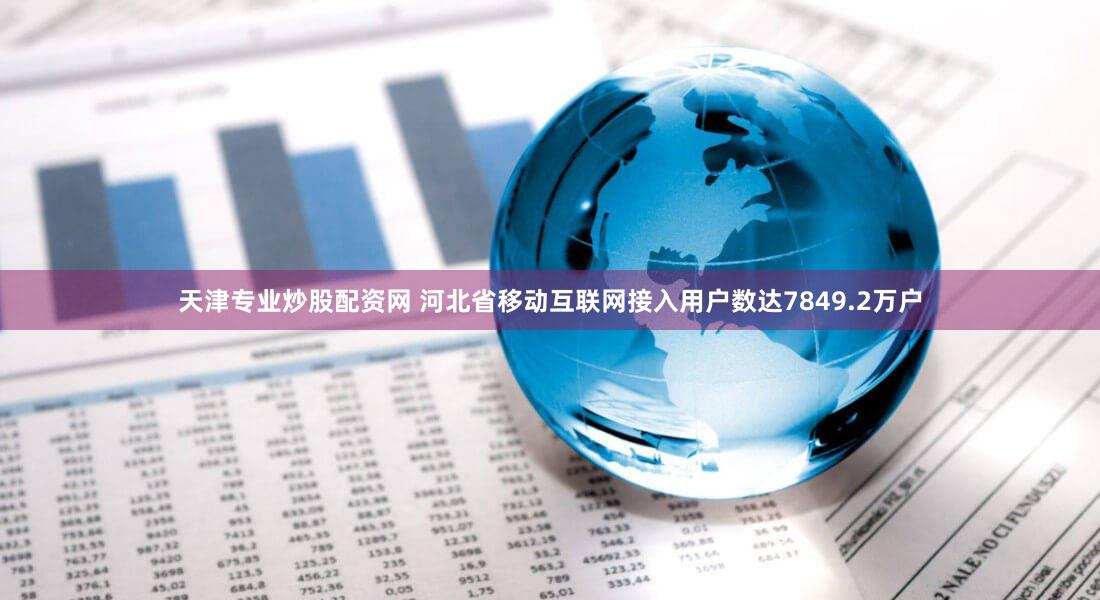天津专业炒股配资网 河北省移动互联网接入用户数达7849.2万户