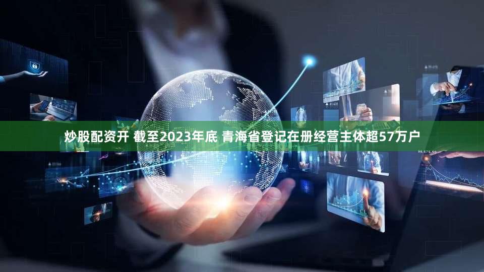炒股配资开 截至2023年底 青海省登记在册经营主体超57万户