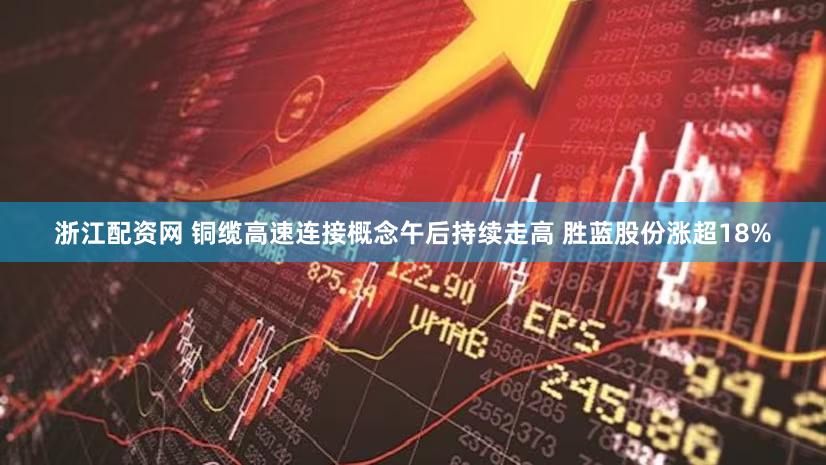 浙江配资网 铜缆高速连接概念午后持续走高 胜蓝股份涨超18%