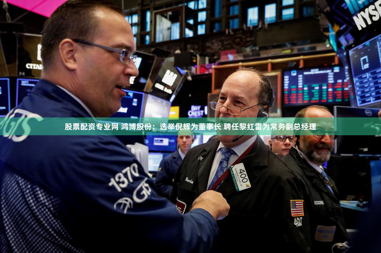 股票配资专业网 鸿博股份：选举倪辉为董事长 聘任黎红雷为常务副总经理