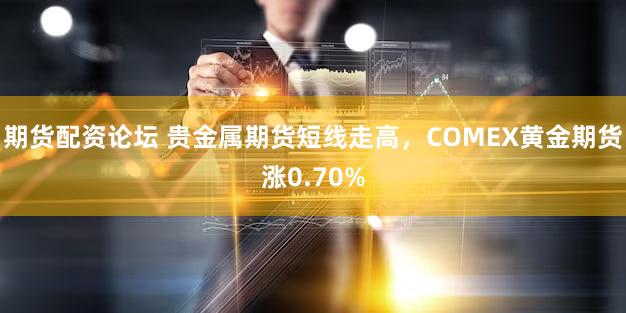 期货配资论坛 贵金属期货短线走高，COMEX黄金期货涨0.70%