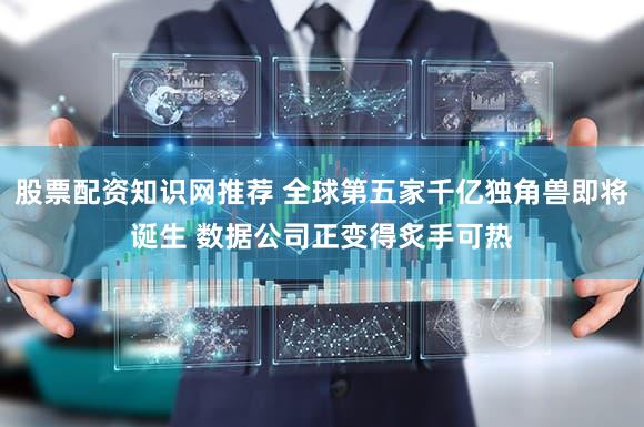 股票配资知识网推荐 全球第五家千亿独角兽即将诞生 数据公司正变得炙手可热