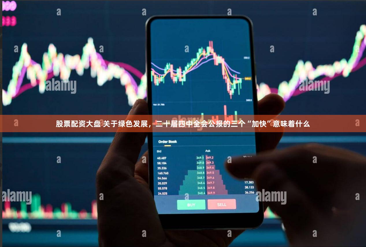 股票配资大盘 关于绿色发展，二十届四中全会公报的三个“加快”意味着什么