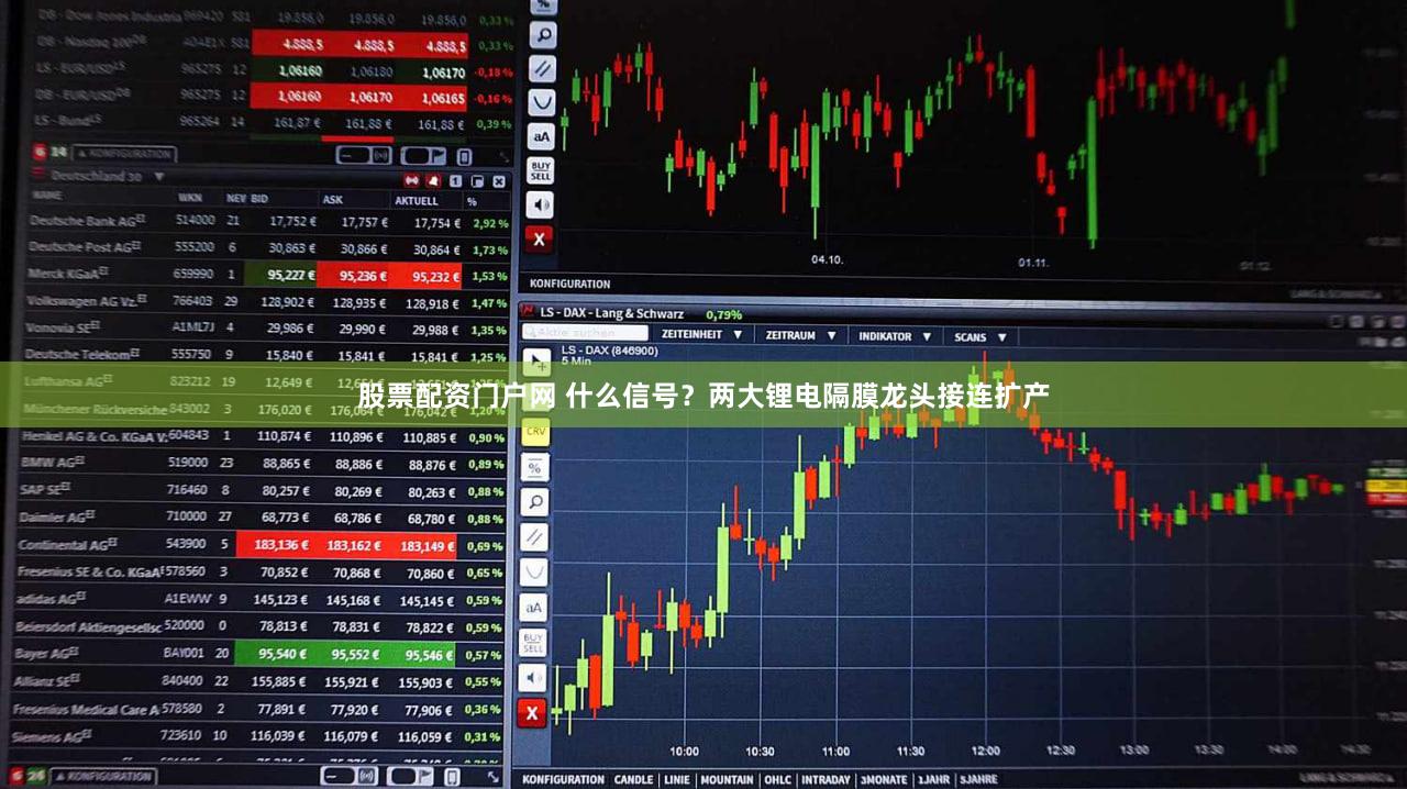 股票配资门户网 什么信号？两大锂电隔膜龙头接连扩产