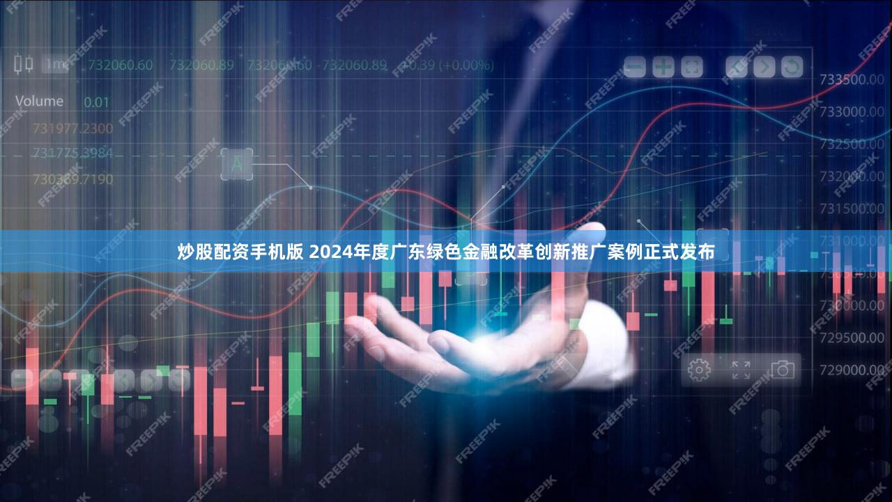 炒股配资手机版 2024年度广东绿色金融改革创新推广案例正式发布